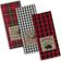 Design Imports Cabin Christmas Dishcloth Red (71.12x45.72)