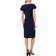 MSK Surplice Sheath Dress - Jbs Navy