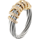 David Yurman Helena Ring - Silver/Gold/Diamonds