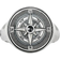David Yurman Maritime Compass Signet Ring - Silver/Diamond
