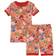 Hatley Enchanted Garden Pyjamas - Geranium Pink