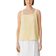 Eileen Fisher Silk Georgette Crepe Square Neck Tank - Butter