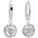 Swarovski Sparkling Dance Drop Earrings - Silver/Transparent