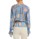 Ramy Brook Veronica Printed Balloon Sleeve Top - Ocean Combo