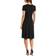 R&M Richards Short-Sleeve Faux-Wrap Dress - Black