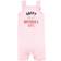 Hudson Infant Girl Cotton Rompers - Girl Mothers Fathers Day