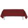 Design Imports Buffalo Check Tablecloth Red, Black (213.36x152.4)