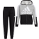 Adidas Kid's Colourblock Fleece Jacket Set - Medium Grey Heather (FZ9604)