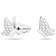 Swarovski Lilia Butterfly Stud Earrings - Silver/Transparent