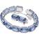 Swarovski Millenia Octagon Cut Bracelet - Silver/Blue