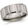 Gem & Harmony Grooved Band Ring - Silver