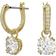 Swarovski Constella Drop Earrings - Gold Plated/Transparent