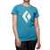 Black Diamond Chalked Up T-shirt Women's - Cerulean Blue