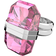 Swarovski Lucent Ring - Silver/Pink