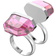 Swarovski Lucent Ring - Silver/Pink