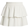 Alice + Olivia Jia Vegan Leather Tiered Mini Skirt - Off White