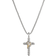 David Yurman X Cross Necklace - Silver/Gold/Diamonds