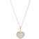 David Yurman Cable Collectibles Heart Necklace - Gold/Diamonds