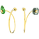 Swarovski Numina Drop Large Earrings - Gold/Multicolour