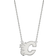 LogoArt Calgary Flames Large Pendant Necklace - Silver