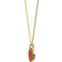Swarovski Ginger Pendant Necklace - Gold/Transparent/Red
