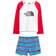 The North Face Toddler Long Sleeve Sun Set - Meridian Blue Painted Stripe Print