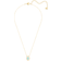 Swarovski Sparkling Dance Necklace - Gold/Green/Transparent