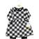 Hudson Baby Quilted Cotton Dress and Leggings - Black Gold Plaid (10119372)