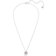 Swarovski Eternal Flower Pendant Necklace - Silver/Transparent/Pink