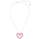 Swarovski Una Pendant Necklace - Silver/Pink