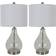 Decor Therapy Clear Crackle Table Lamp 22.5" 2