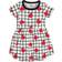 Touched By Nature Organic Cotton Dress & Cardigan - Black Red Heart (10161420)