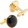 Ox and Bull Cufflinks - Gold/Onyx