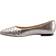 Trotters Estee Woven W - Silver Embossed