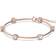 Swarovski Constella Round Cut Bracelet - Rose Gold/Transparent