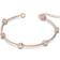 Swarovski Constella Round Cut Bracelet - Rose Gold/Transparent