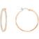 Swarovski Sommerset Hoop Earrings - Rose Gold/Transparent