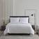 Vera Wang Double Diamond Matelasse Duvet Cover White (233.68x223.52)