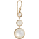 Ippolita Lollipop Small Drop Earrings - Gold/White