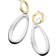 Ippolita Chimera Large Smooth Snowman Double Drop Earrings - Silver/Gold