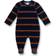 Sanetta Boy's Jumpsuit Striped Penguin - Dark Blue (221703-50276)