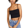 Susana Monaco Crop String Top - Black