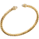 David Yurman Cablespira Oval Bracelet - Gold/Diamonds