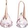 Swarovski Lunar Drop Earrings - Rose Gold/Pink