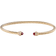 David Yurman Cablespira Bracelet - Gold/Garnet/Diamonds