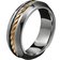 David Yurman Cable Inset Band Ring - Silver/Gold