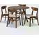 Baxton Studio Philip Dining Set 39.4" 5