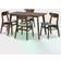 Baxton Studio Orion Dining Set 29.5x47.2" 5