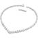 Swarovski Mixed Cuts Tennis Deluxe V Necklace - Silver/Diamonds