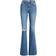 Frame Le High Waist Flare Jeans - Sunfaded Rips